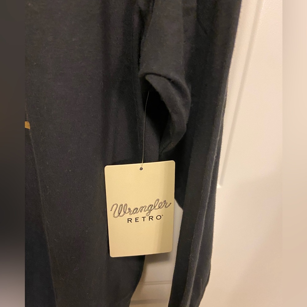Wrangler Charcoal Long Sleeve Tee Shirt - Picture 11 of 12